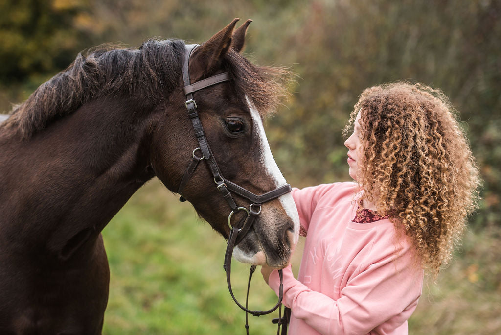 PINK ' HORSING AROUND' SWEATSHIRT