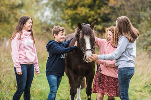 PINK ' HORSING AROUND' SWEATSHIRT