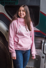 Load image into Gallery viewer, Pink Cowl neck HORSY Hoodie