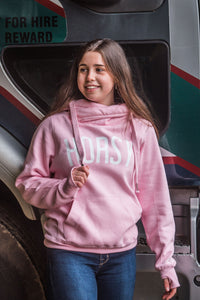 Pink Cowl neck HORSY Hoodie