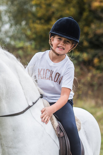 'GIDDY UP' T-shirt - NAVY