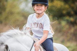 'GIDDY UP' T-shirt - NAVY