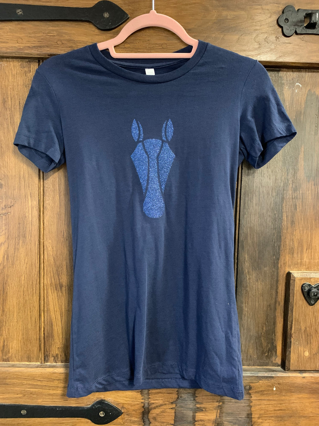 Navy Horsy Logo T-Shirt