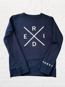 Kids navy RIDE cross