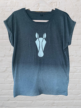 Load image into Gallery viewer, Charcoal Grey Tee with Metallic Logo