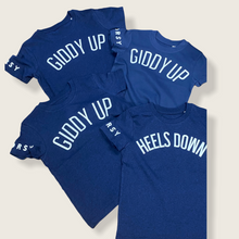 Load image into Gallery viewer, &#39;GIDDY UP&#39; T-shirt - NAVY