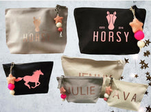 Load image into Gallery viewer, HORSY Personalised washbags