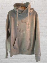 Load image into Gallery viewer, HORSING AROUND Cowl neck grey hoodie